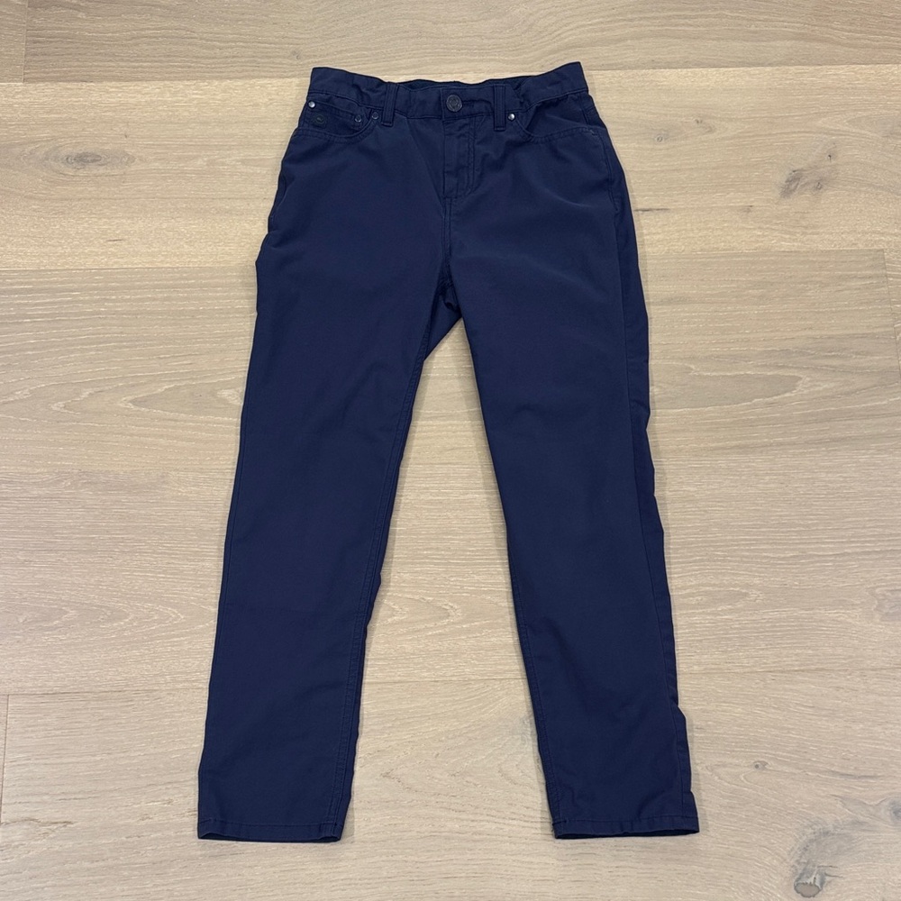Vineyard Vines Kids Navy Blue On-the-go Five Pocket Pants